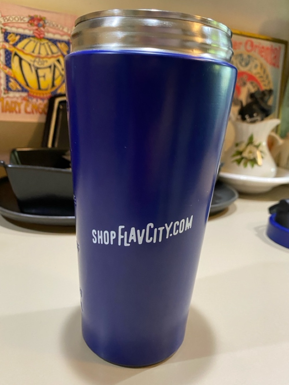 Brand New FlavCity Bobby Approved Blue Shaker Bottle - Picture 2 of 4